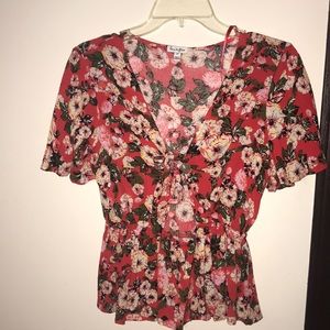 FLORAL PATTERN BLOUSE